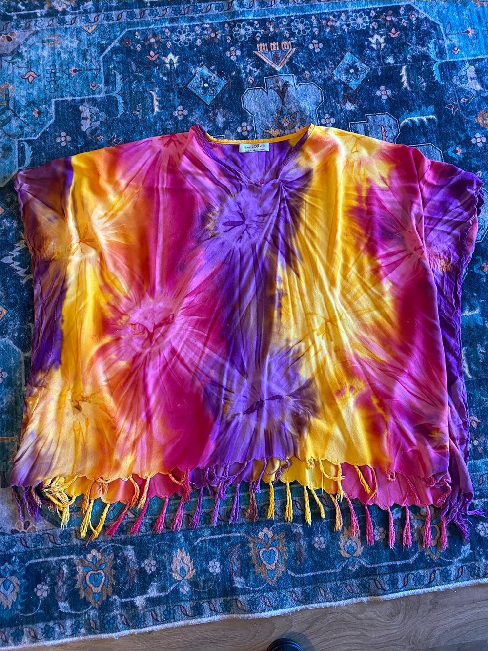 Beauty Batik tunic poncho